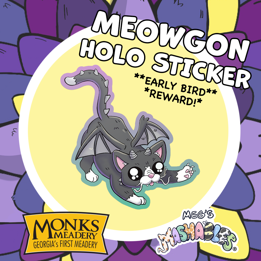 Meowgon Plush: Cat + Dragon